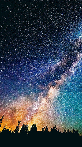Night Sky, Dawn Night Sky HD phone wallpaper