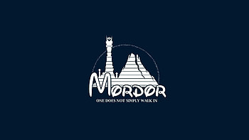 Disney Company Logo Mordor Sauron Simplistic The Lord Of Rings ... HD wallpaper