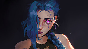 Jinx Arcane, riot games, league of legends, lol, netflix HD wallpaper