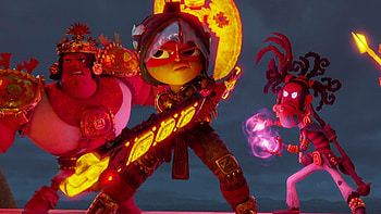 Maya and the Three TV review, Netflix series, Captivating characters, Epic fantasy HD wallpaper