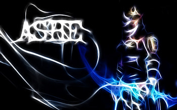 Ashe League of Legends logotype themes for PC HD wallpaper