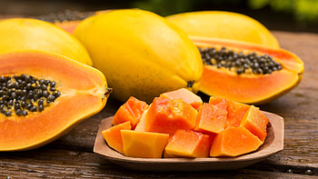 Striking , Papaya wonder, Captivating visuals, Artistic expression HD wallpaper