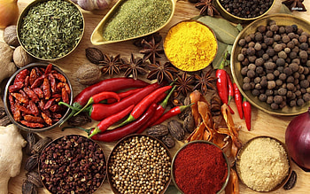 Flavorful spices, Spice blends, Seasoning collection, Culinary essentials HD wallpaper