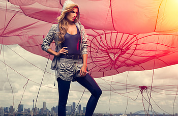 Girl Wearing Sports Clothes, girls, model HD wallpaper
