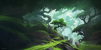 fantasy, forest HD wallpaper