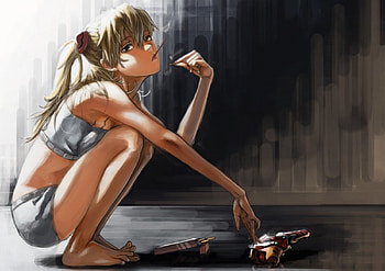 Asuka, Anime Girl, Soryu, Langley, Evangelion, Anime, Asuka Langley Soryu, Neon Genesis Evangelion HD wallpaper
