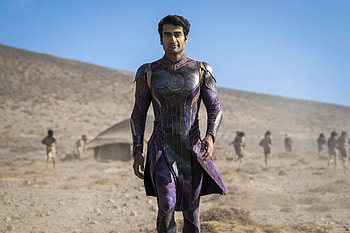 Kumail Nanjiani, Bollywood dance number, Eternals film, Vibrant performance HD wallpaper