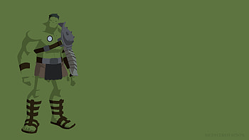The Incredible Hulk Minimalist, hulk, minimalism, artist, artwork, deviantart HD wallpaper