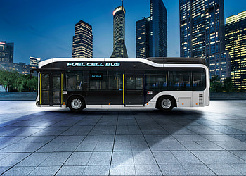 Toyota Sora Fuel Cell Bus, New york, auto show, 2018 HD wallpaper
