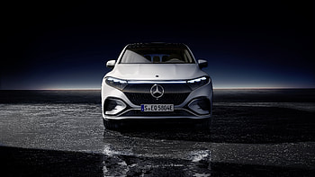 2022 Mercedes-Benz EQS SUV, luxury white car HD wallpaper