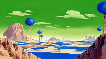 background dragon ball z, Dragon Ball Super Scenery HD wallpaper