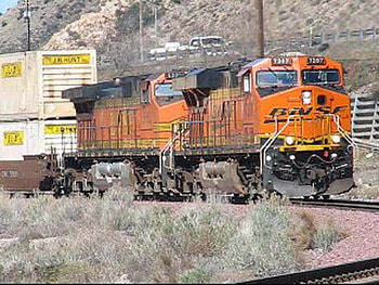 BNSF Intermodal / Cajon Pass, freight train, trains, train, locomotive, intermodal, cajon pass HD wallpaper