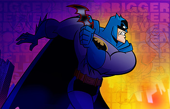 Batman With Batarang , batman, superheroes, artist, artwork, digital-art HD wallpaper