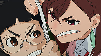 Ken Takakura and Momo Ayase, Anime, Dandadan, Ken Takakura, Momo Ayase HD wallpaper