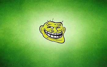 Art, Vector, Trollface HD wallpaper