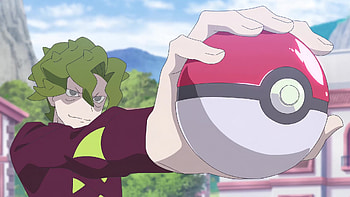 Pokémon Horizons - Trainer with Poké Ball, Anime, Pokémon Horizons: The Series HD wallpaper