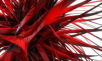 abstract red, abstract, red HD wallpaper