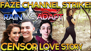 FaZe Rug Channel Strike, FaZe Censor & Yanet Garcia Love Story, Rain vs Adapt HD wallpaper