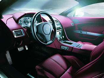 Interior, Aston Martin, Cars, 2005, Steering Wheel, Rudder, Salon, Speedometer, V8, Vantage HD wallpaper