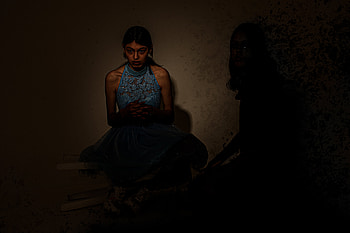 Locura, woman, dark HD wallpaper