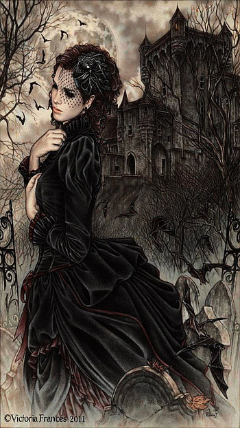 Darkness, graveyard, fantasy, gothic, haunted, Dark, House HD phone wallpaper