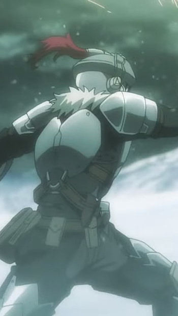 Fighting goblin slayer, anime HD phone wallpaper