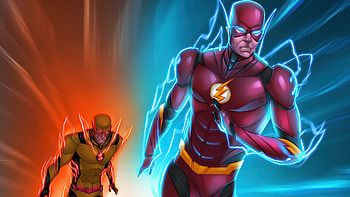 The Flash Vs Reverse Flash , flash, superheroes, artist, artwork, digital-art, artstation HD wallpaper