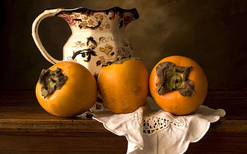 Fruits, Food, Jug, Tasty, Delicious, Persimmon HD wallpaper