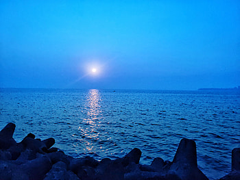 Sea, nurturing, pleasant HD wallpaper