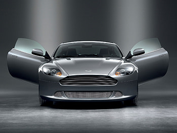 Sports, Auto, Aston Martin, Cars, Front View, Grey, 2008, Db9 HD wallpaper