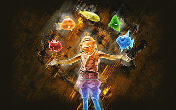 Fortnite Orange Gummy Fishstick Skin, Fortnite, main characters, orange stone background, Orange Gummy Fishstick, Fortnite skins, Orange Gummy Fishstick Skin, Orange Gummy Fishstick Fortnite, Fortnite characters HD wallpaper