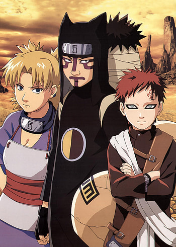 Sand Team Kankuro, Temari, Gaara and background HD phone wallpaper
