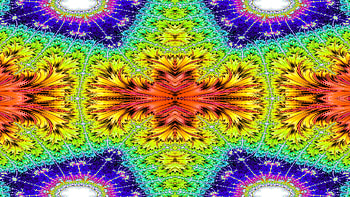 Trippy Fractal Art, trippy, psychedelic, aesthetic, Abstract, fractal HD wallpaper