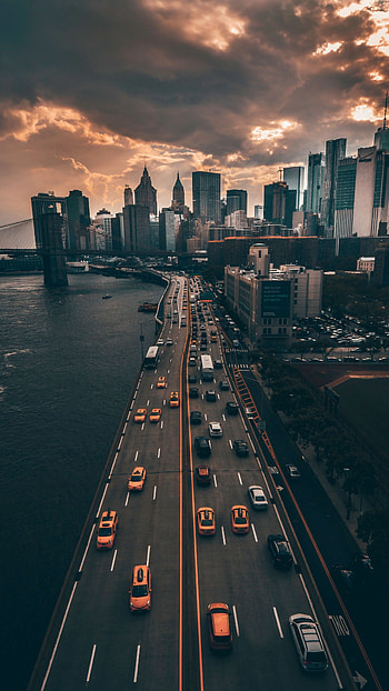 Manhattan skyline, New York City HD phone wallpaper
