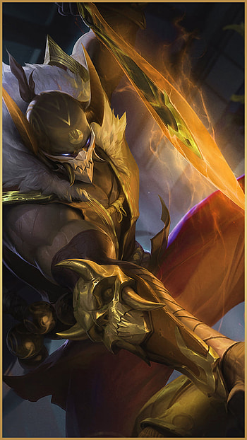 Pyke Gold, Lol, Prestige, Bloodmoon HD phone wallpaper