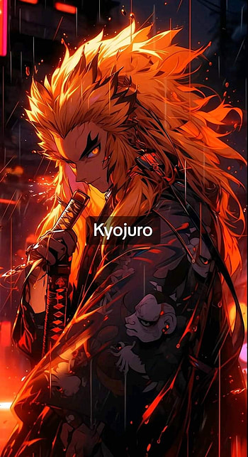 Kyojuro rengoku, Anime, Demon Slayer: Kimetsu no Yaiba, Kyojuro Rengoku HD phone wallpaper