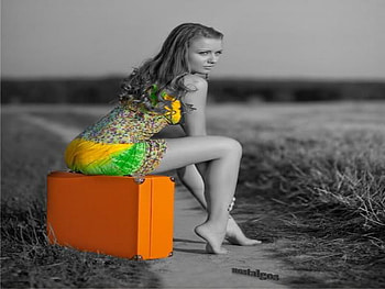 journey, waiting, colorful, lonely, beauty HD wallpaper