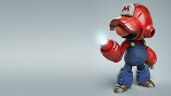 Mega Mario, mario, games, cartoons HD wallpaper