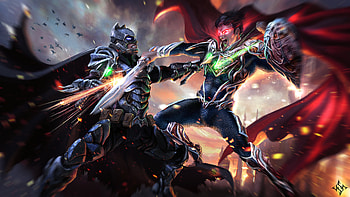 Batman Fight With Superman, batman, superman, superheroes, artwork HD wallpaper
