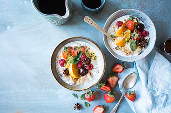 Food, fruit, egg, cherry HD wallpaper