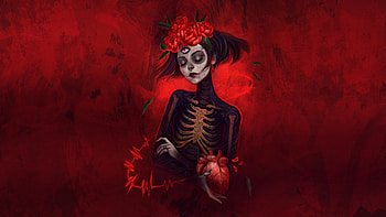 Calavera, Goths HD wallpaper