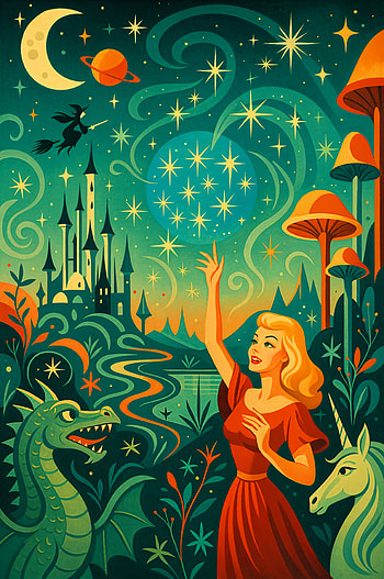 Magical Realm Enchantment – Stunning Fantasy , fairy tale, dragon, castle, magic HD phone wallpaper