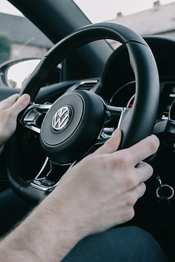 Volkswagen, Cars, Car, Machine, Hands, Steering Wheel, Rudder HD phone wallpaper