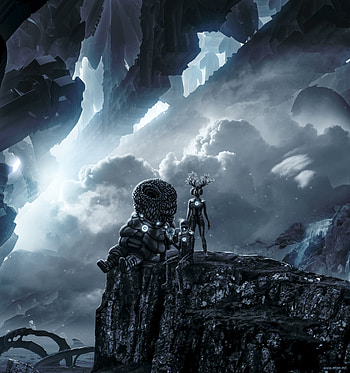 Art, Robots, Precipice, Break, Futurism HD phone wallpaper