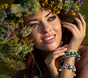 Flora, mythology, nature, fantasy HD wallpaper