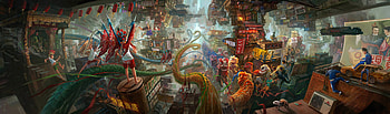 Kowloon City Story , artist, artwork, digital-art, artstation HD wallpaper