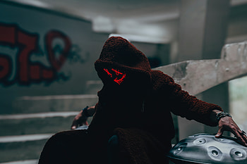 A Person Wearing A Hood And Mask In Alley , hoodie, mask, graphy HD wallpaper