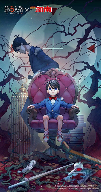 Detective Conan, crime, shinshi, anime conan HD phone wallpaper