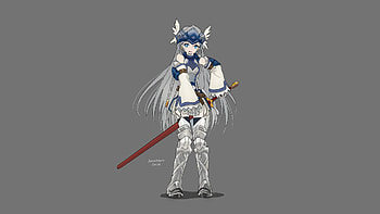 lennessia armor sword log horizon anime girl HD wallpaper