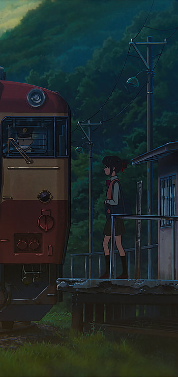 Your Name. — Dusk Train Platform ( ), Anime, Your Name. HD phone wallpaper